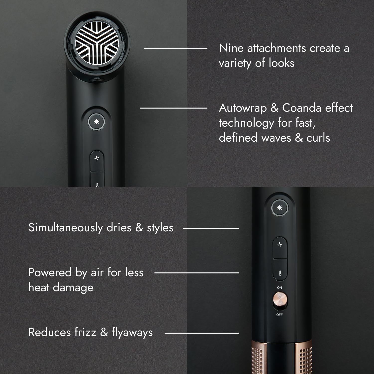 ion Luxe 8In1 Airstyler Pro oval brush adds volume and bounce
