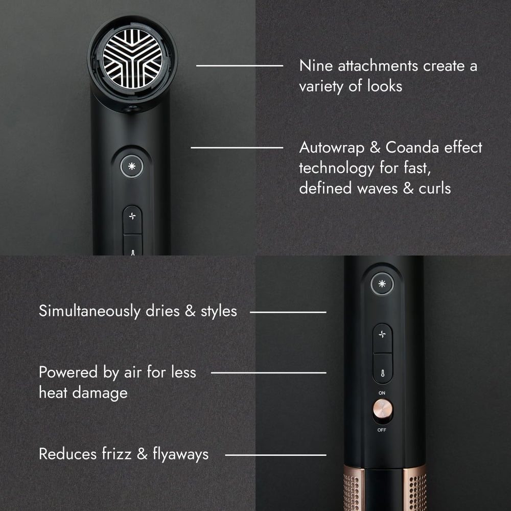 ion Luxe 8In1 Airstyler Pro oval brush adds volume and bounce