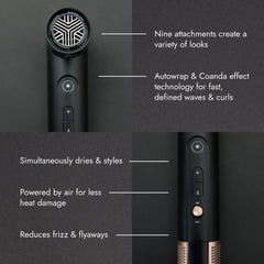 ion Luxe 8In1 Airstyler Pro oval brush adds volume and bounce