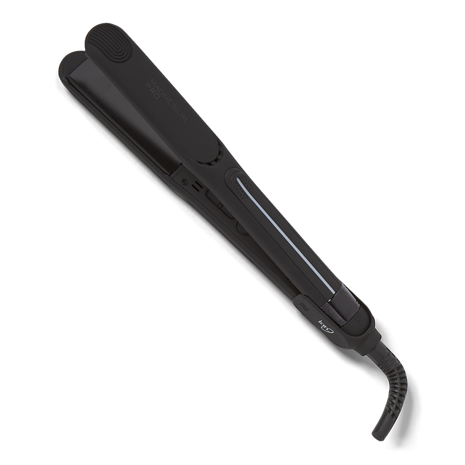 Ion Magnesium Flat Iron 1 Inch plates close-up for smooth glide and shine