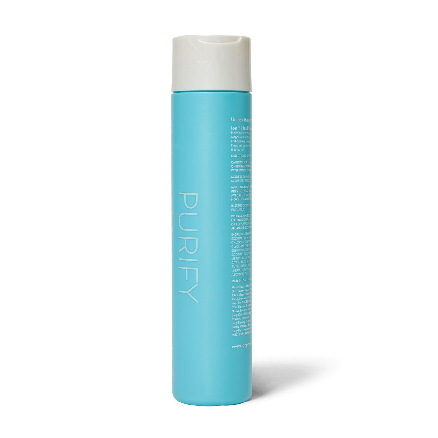 Ion Purifying Solutions lather close-up shows gentle cleansing for all hair types