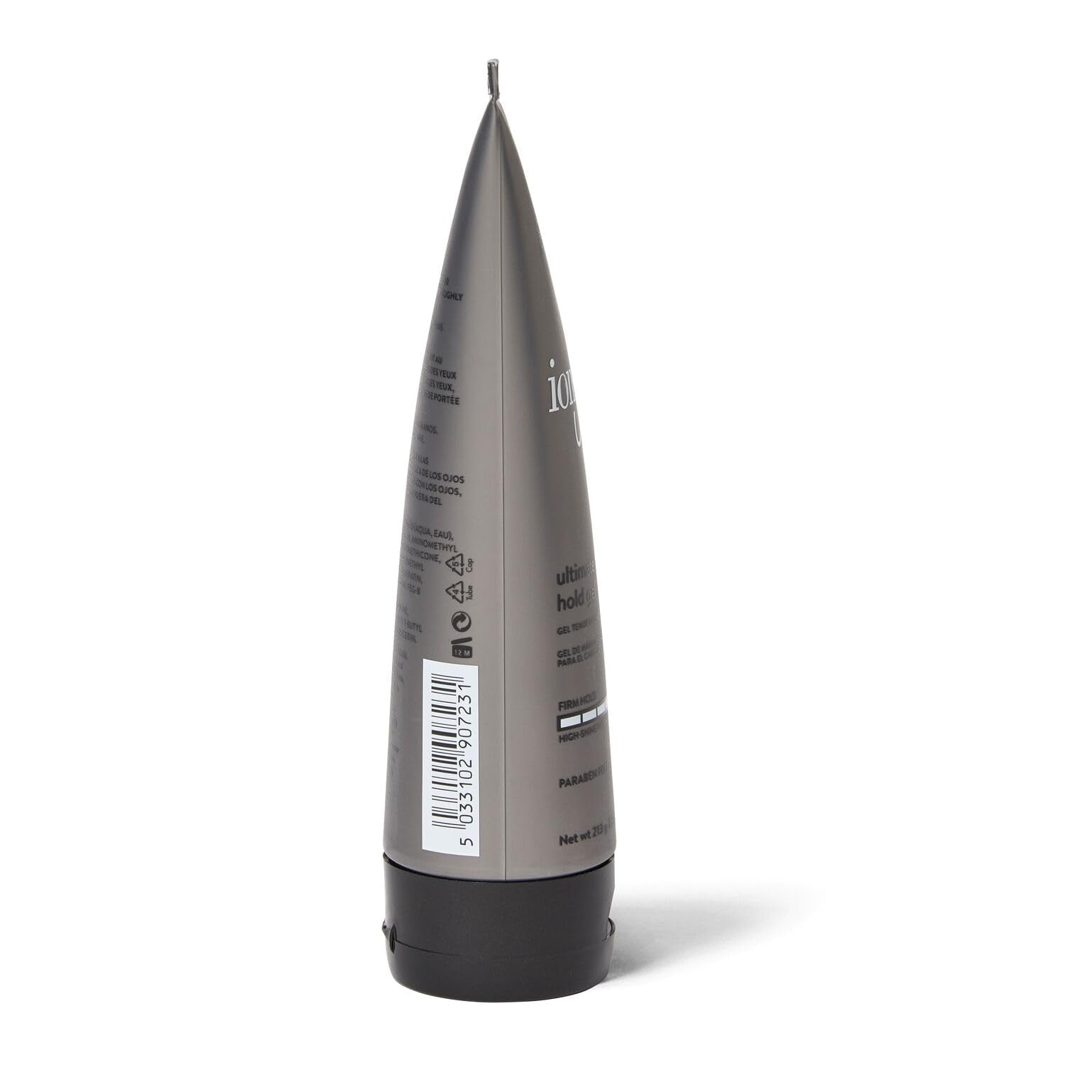 Ion Styling Solutions Ultimate Hold Gel strong hold keeps hairstyles in place without stiffness.