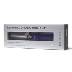 ion Titanium Pro Curling Iron 9-foot swivel cord enables easy styling