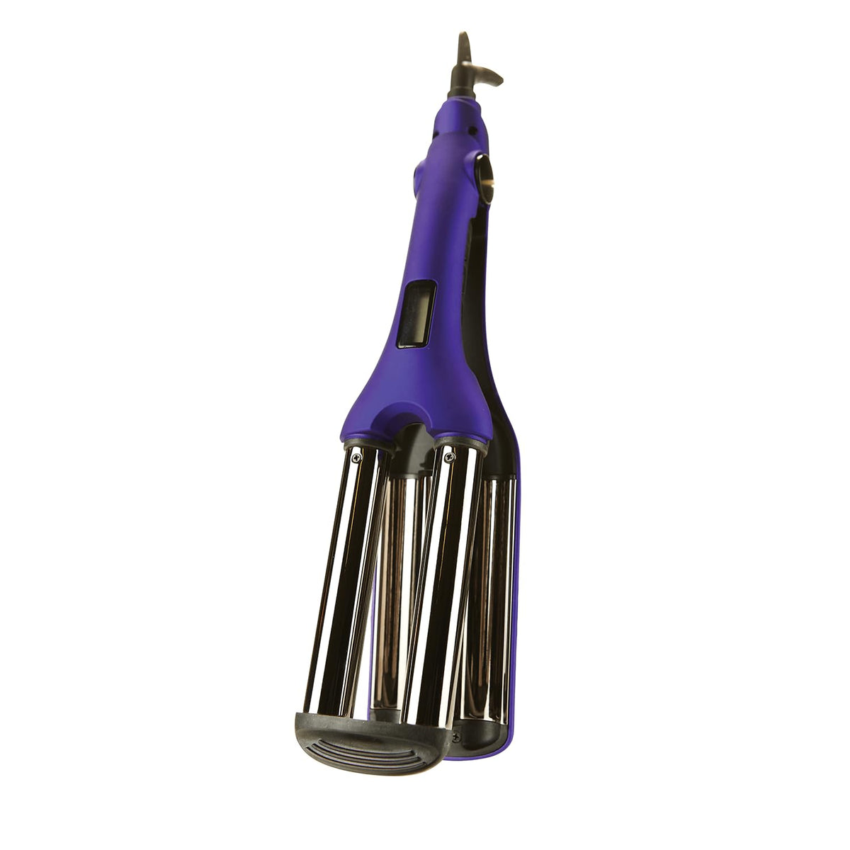 Ion Titanium Triple Barrel Waver front view showing ergonomic design for salon-quality waves.