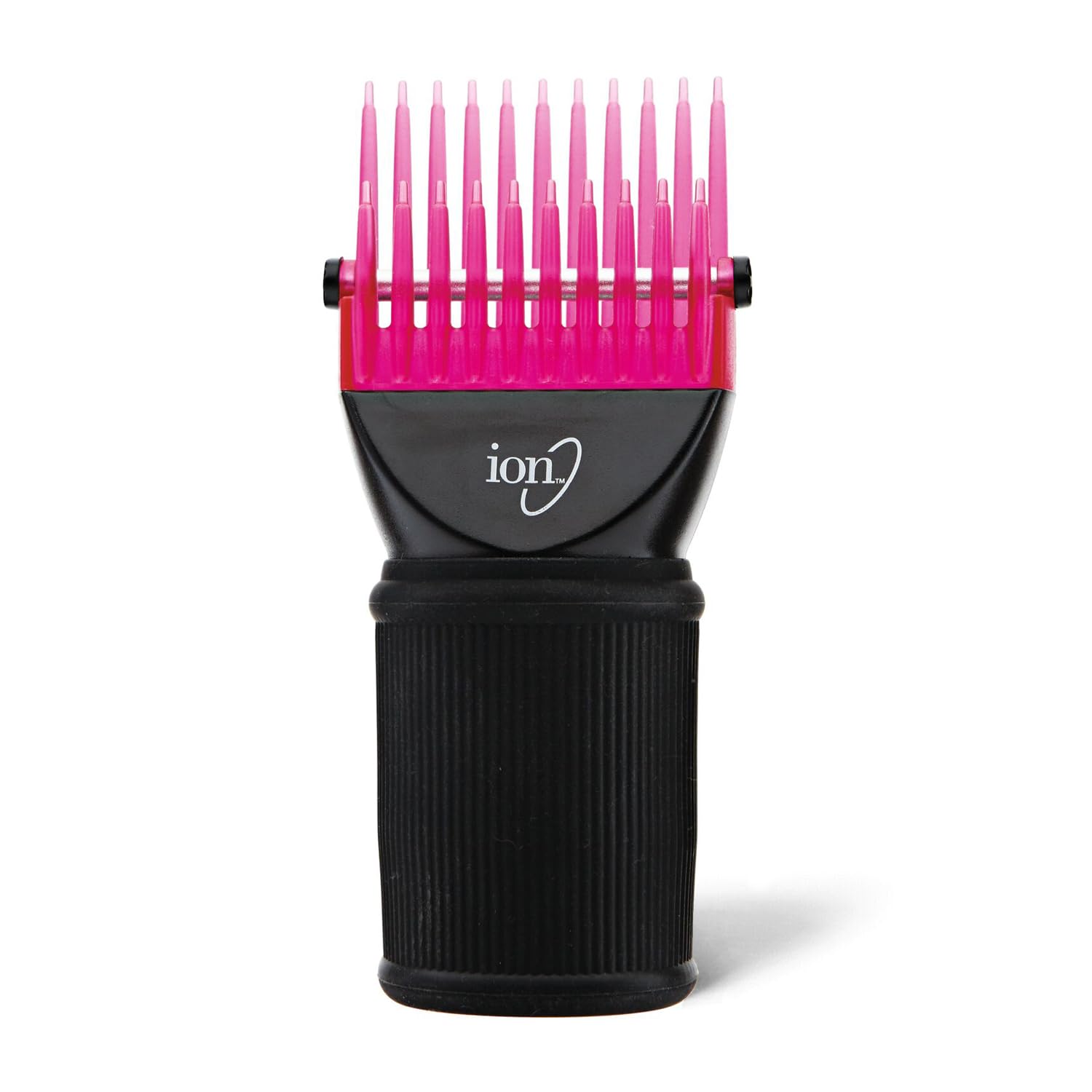 Ion Universal Hair Straightening Pic Attachment front view with ergonomic grip for precise styling