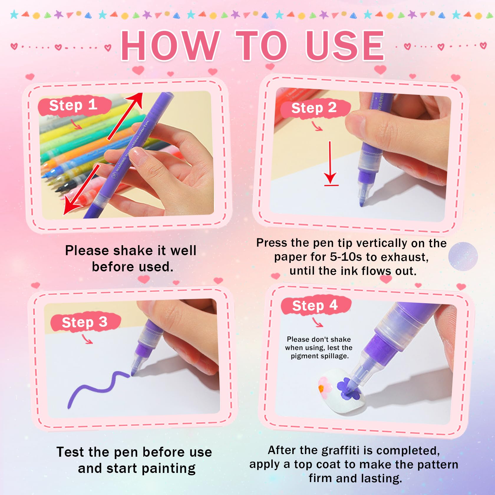 IONSGAKO professional salon at home kit for reliable nail art results.