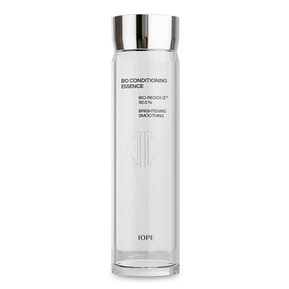IOPE Bio-Conditioning First Step Essence bottle closeup highlighting fast-absorbing hydration