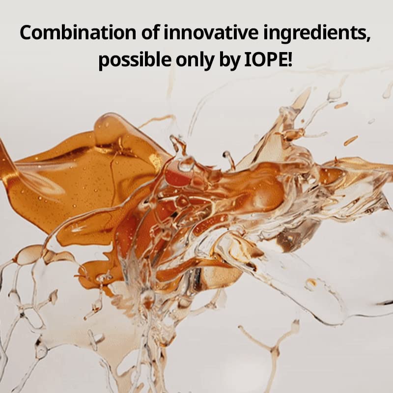 IOPE green-tea based Bio-PDRN ingredient graphic illustrating plant-based science.