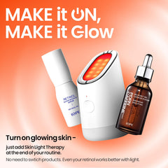 IOPE Gluta Vitamin C Serum box packaging emphasizing antioxidant benefits.