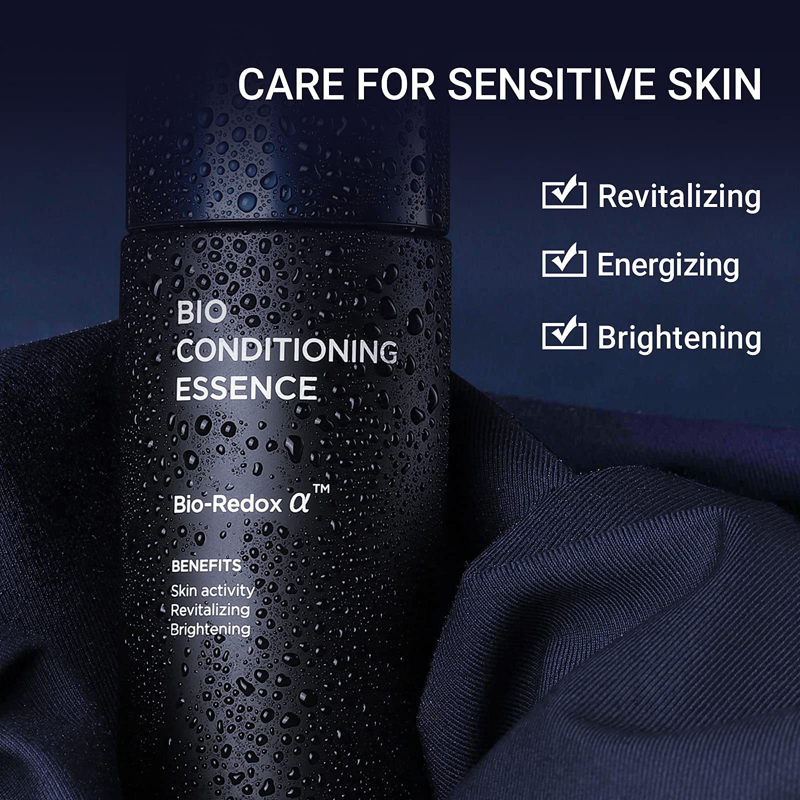 IOPE MEN BIO soothing aftershave bottle provides calm fragrance-free skin comfort