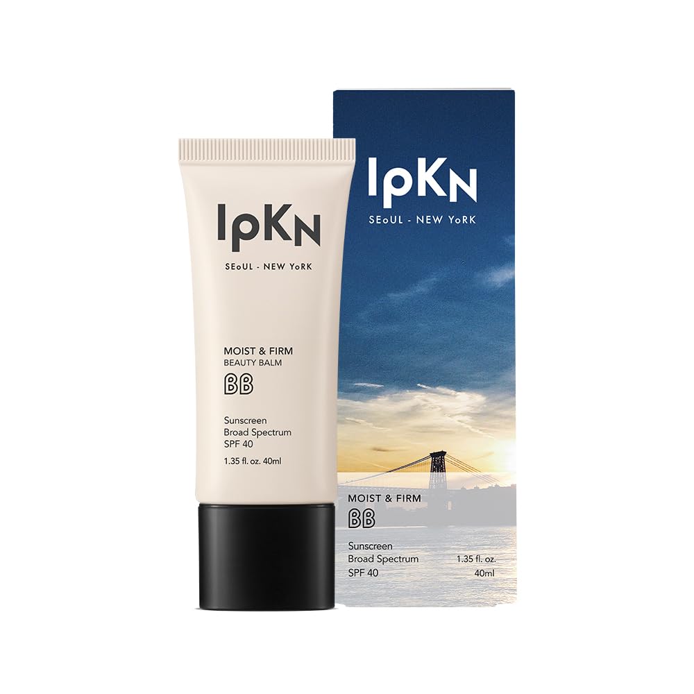 IPKN Moist & Firm BB Cream SPF40 bottle delivering lightweight hydration and sun protection.