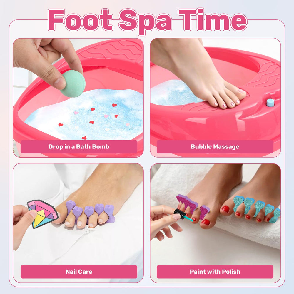 IPOOLTENG Beauty bowl and stones support playful nail art sessions.