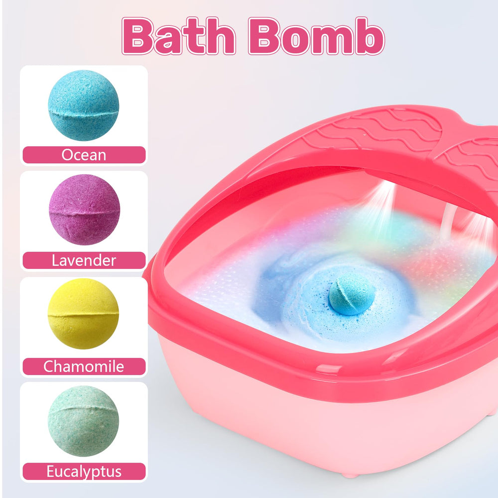 IPOOLTENG Invitation cards and bath salts help host a party ready spa experience.