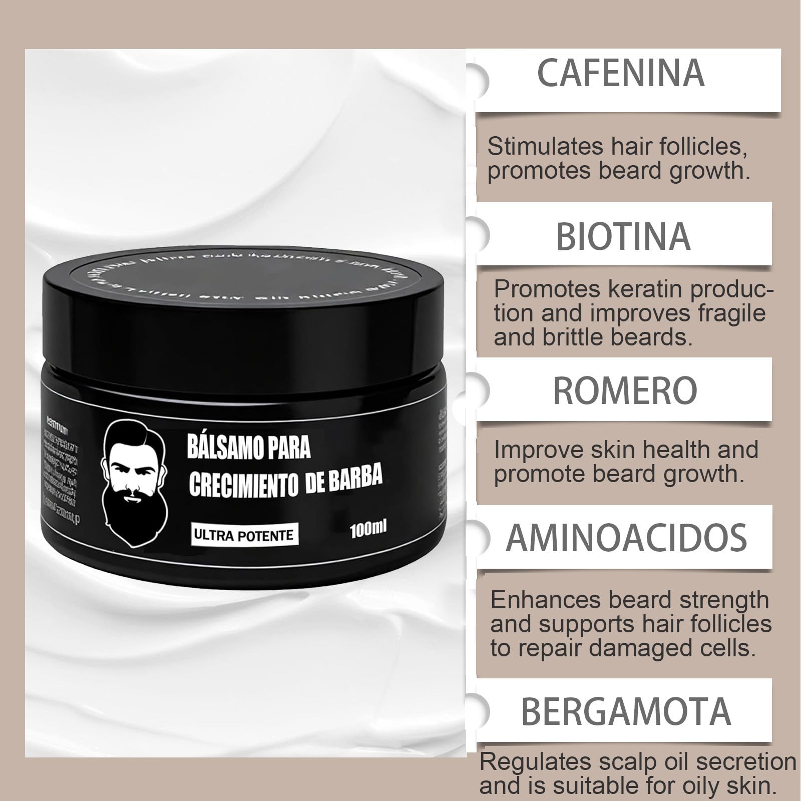 ipxkwll beard balm application demonstrates easy daily massage