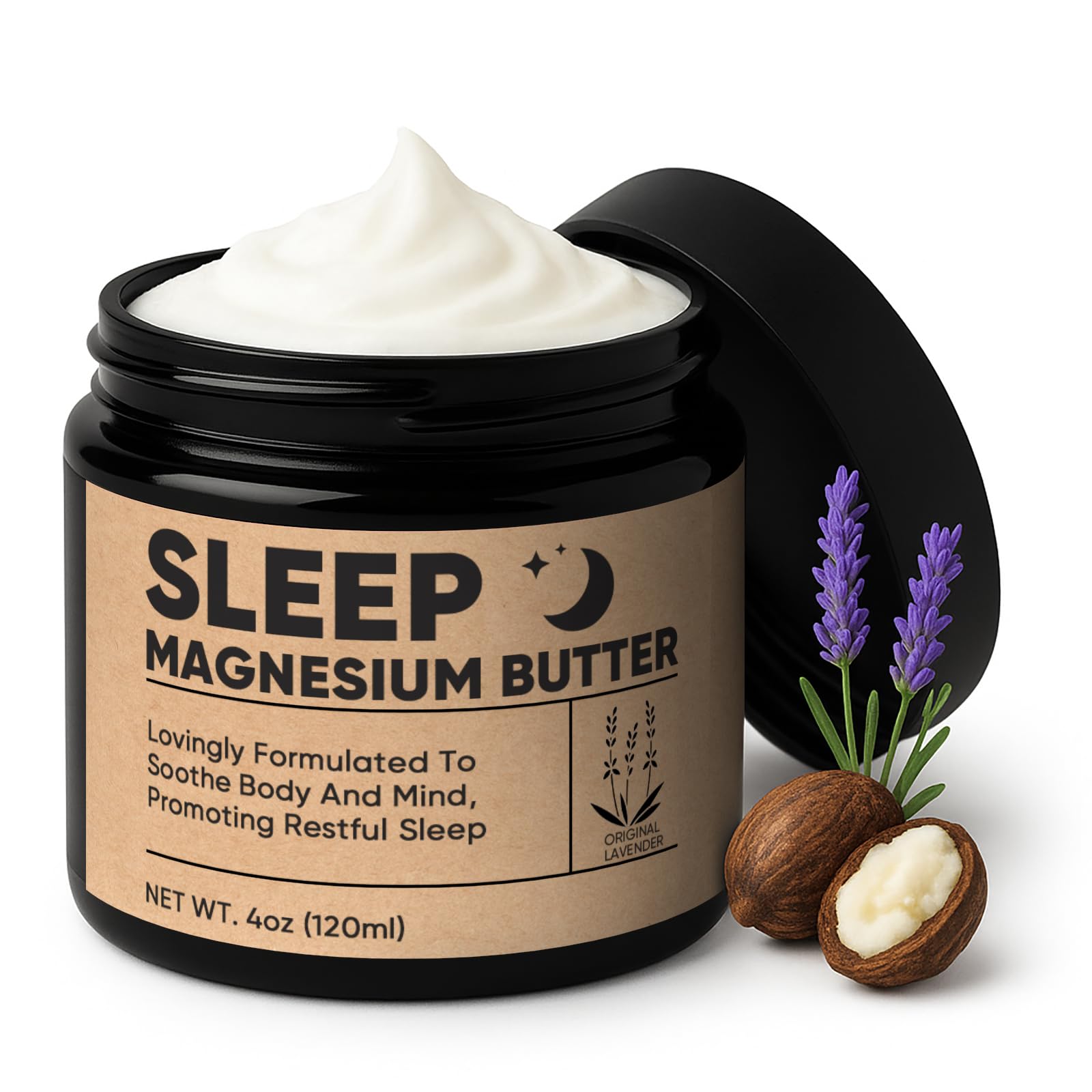 ipxkwll magnesium butter lavender jar shows sleep friendly lavender for relaxation