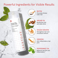 Creamy texture close-up signaling volumizing and detangling for fine hair