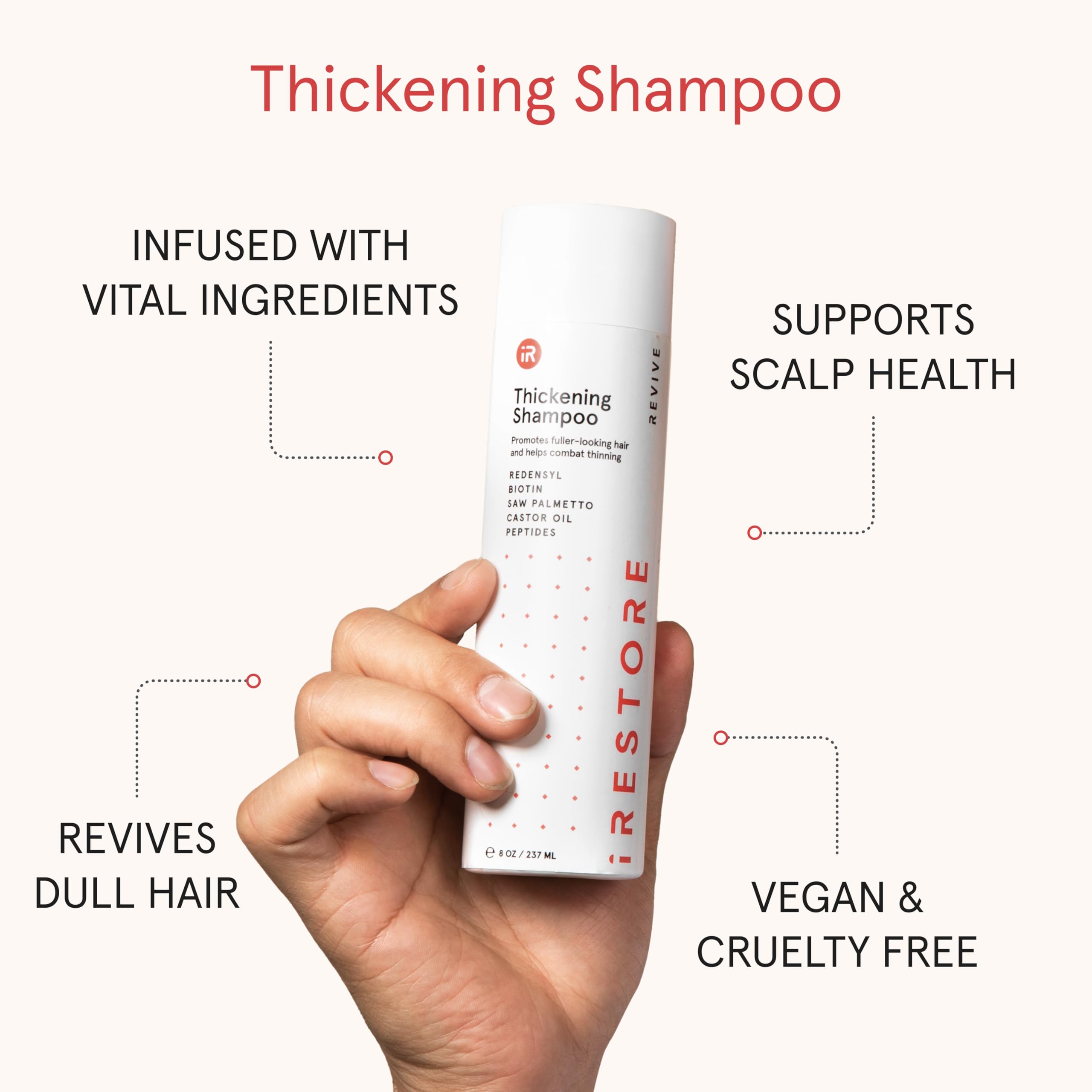 iRestore bubble-lather close-up showing rich foam for scalp cleansing