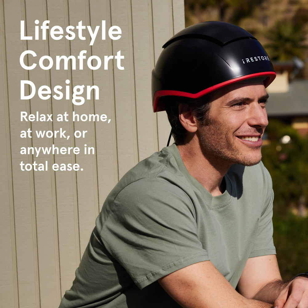 iRestore Elite in daily use for 12-minute hands-free sessions.