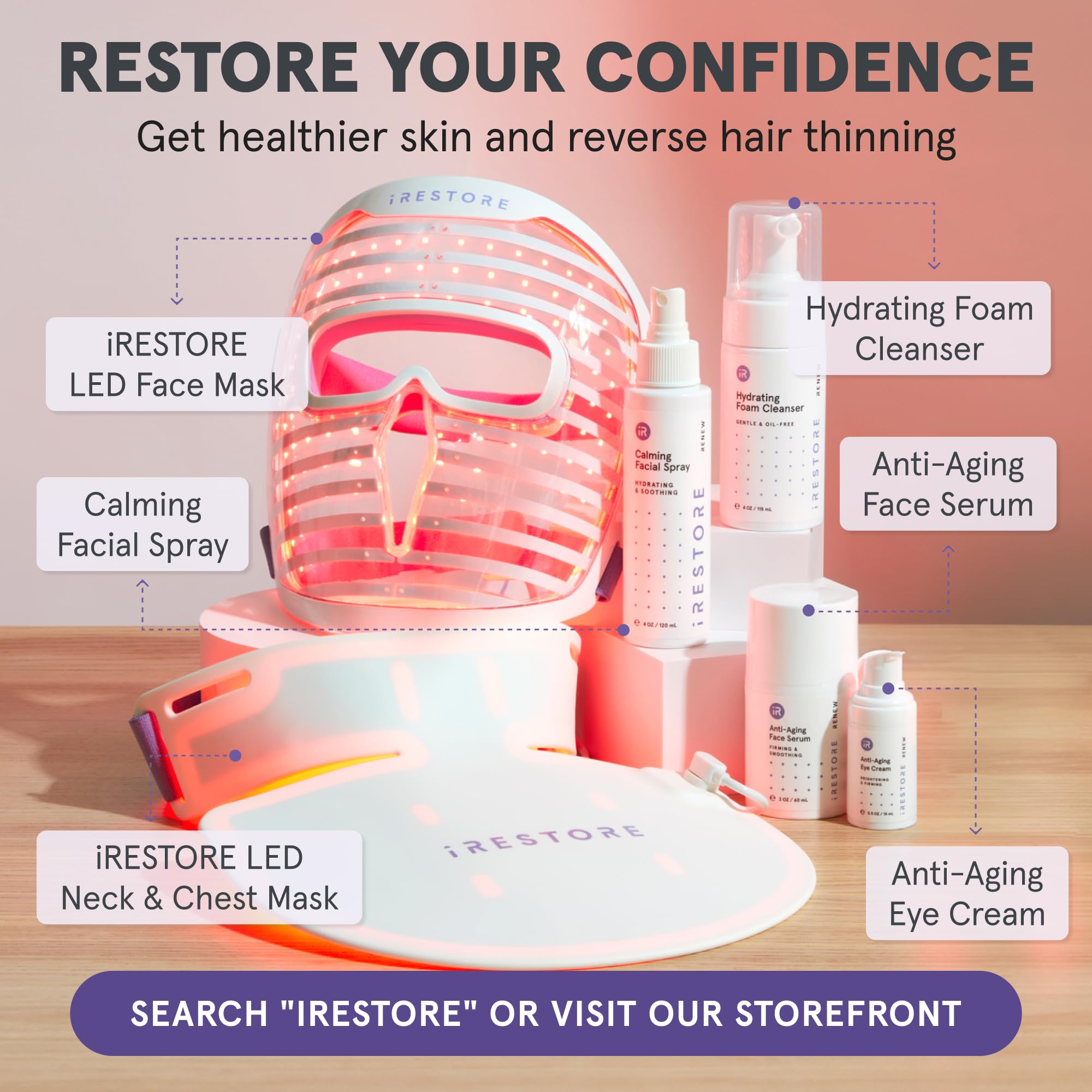 iRestore Illumina 230 LEDs deliver robust coverage for home use