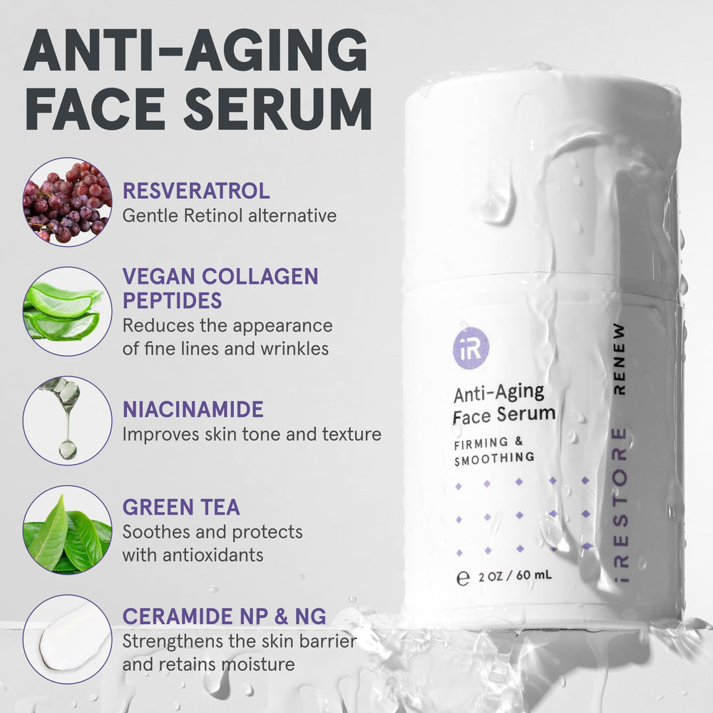 iRestore Vegan Collagen Peptides supporting a smoother appearance