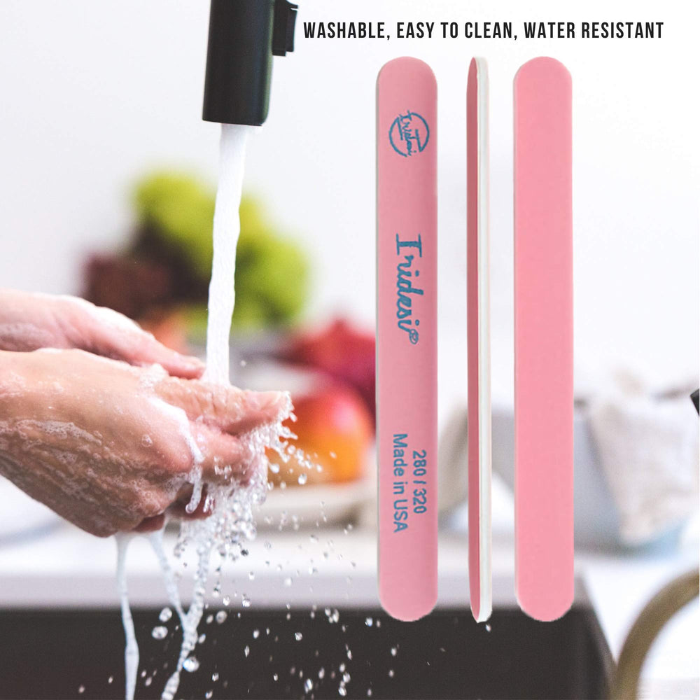 Iridesi nail file travel pack 12 for on-the-go finishing