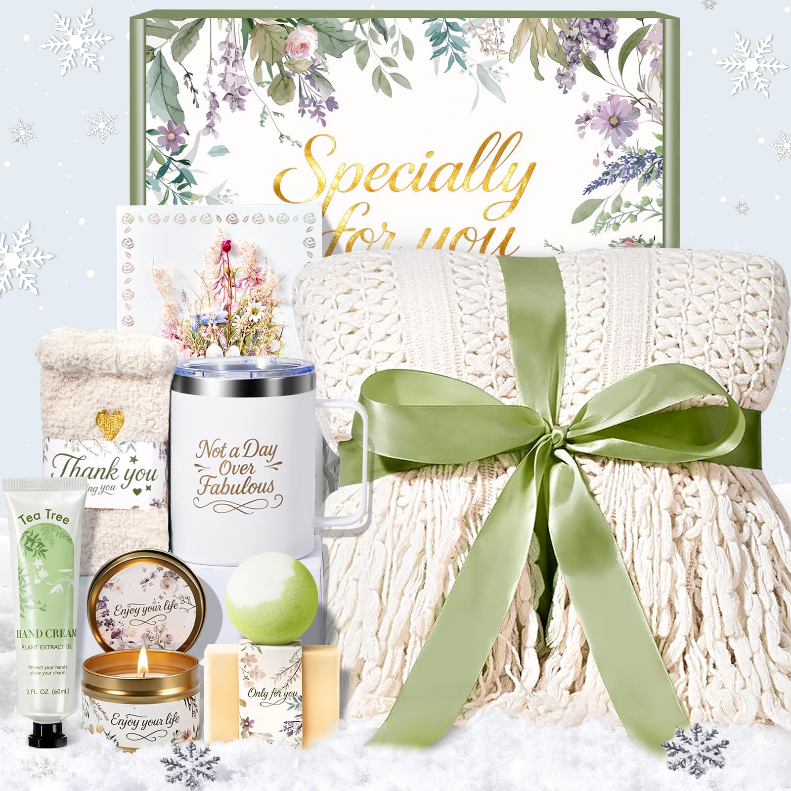 IRINXL get-well-soon gift basket blanket provides cozy warmth for downtime