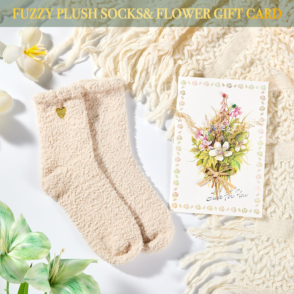 IRINXL plush socks provide soft warmth for all-day comfort