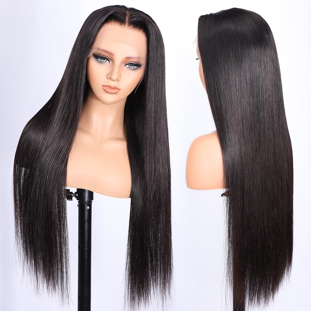 Iris Queen transparent lace front closeup reveals seamless lace melt and versatile parting