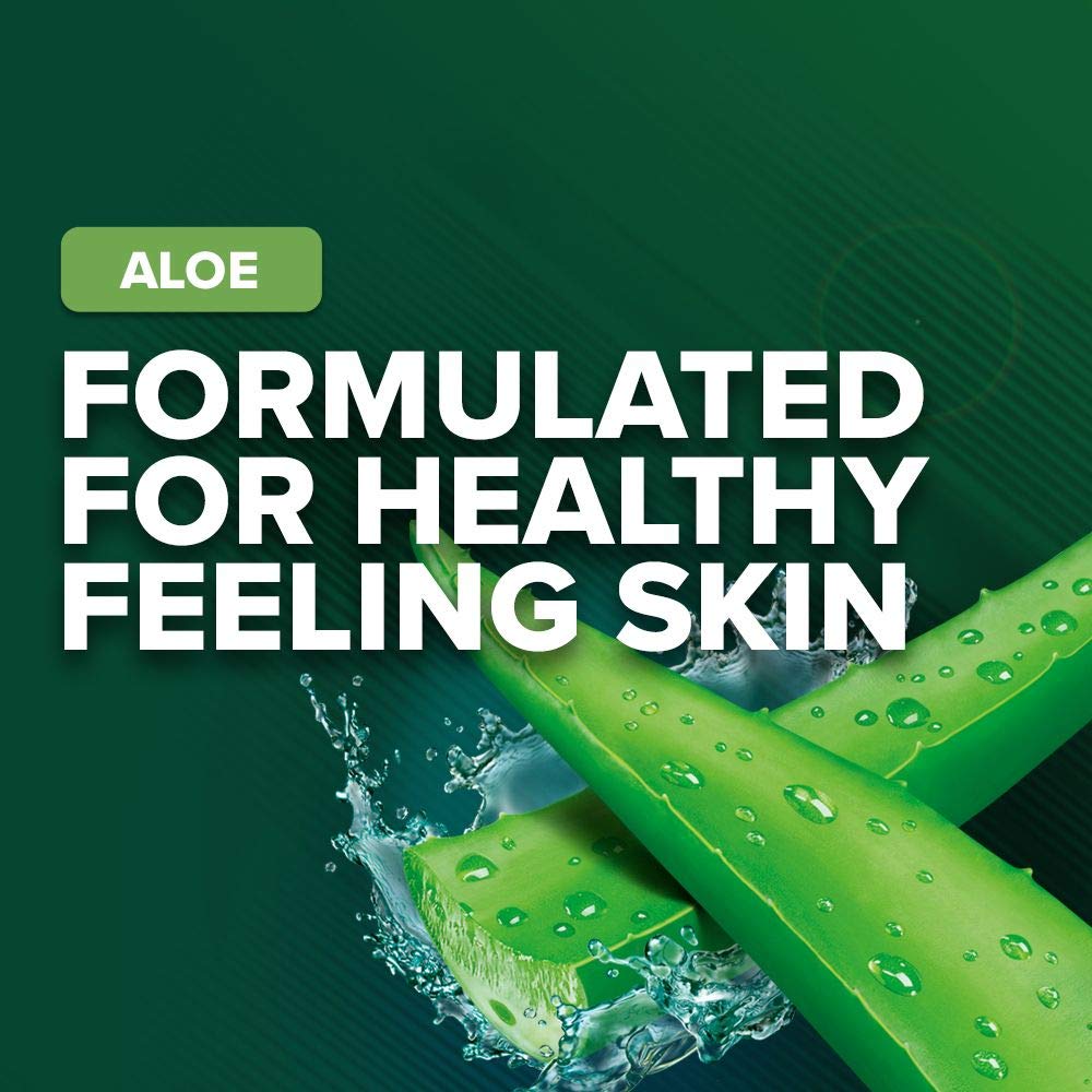 Shower scene with Irish Spring Aloe Body Wash for a refreshing start.
