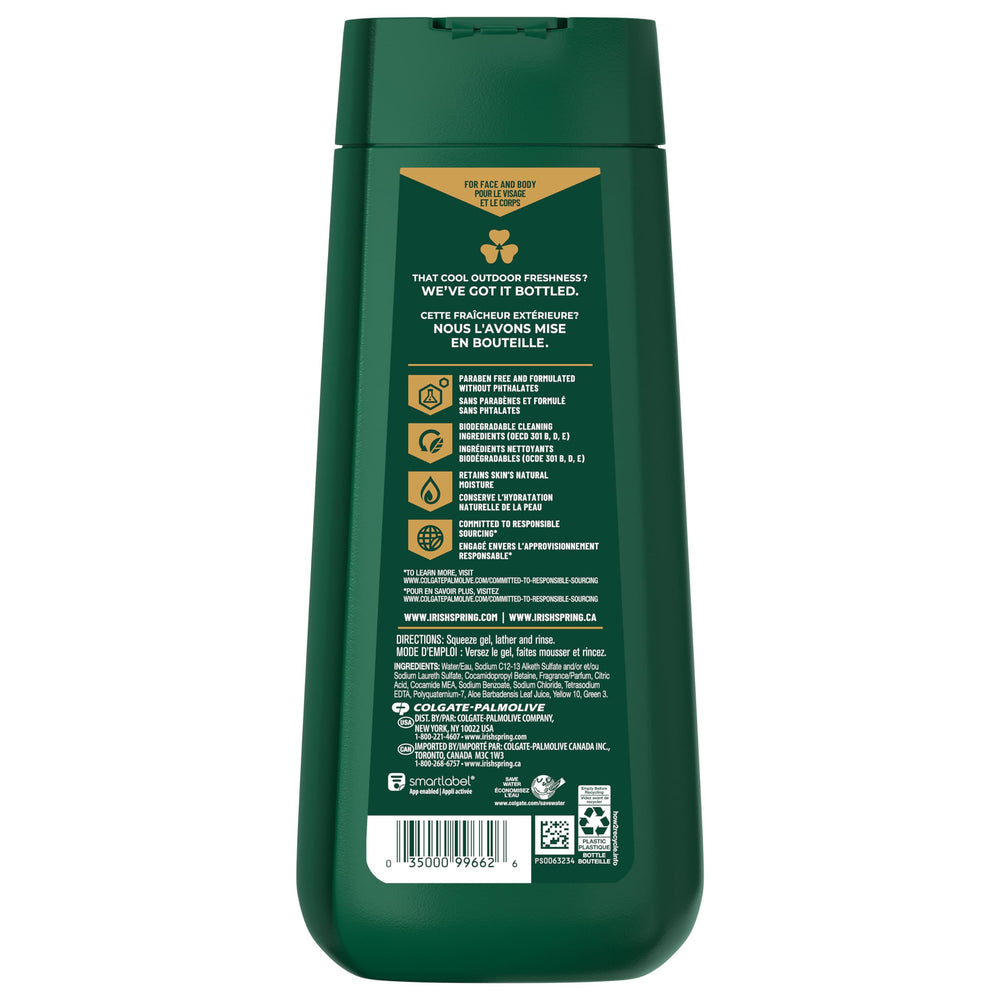 Irish Spring Aloe Mist aroma evokes outdoors and brisk morning feel.