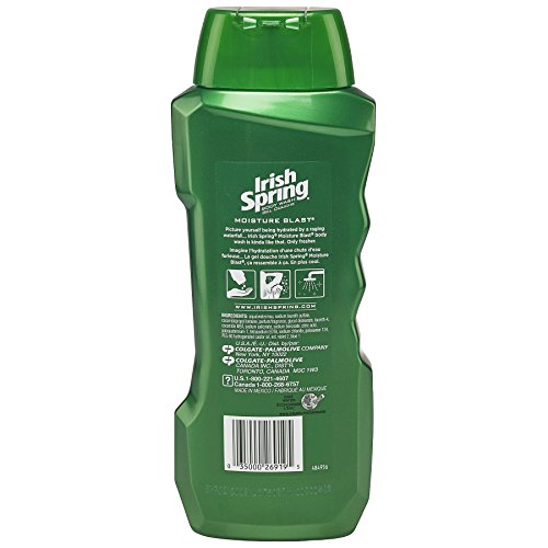 Irish Spring Moisture Blast with odor-neutralization technology concept visual