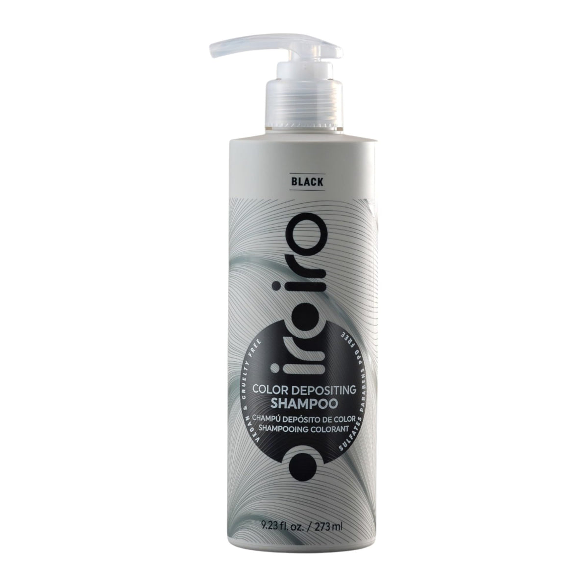 iroiro shampoo black front packaging showing label and color for easy selection