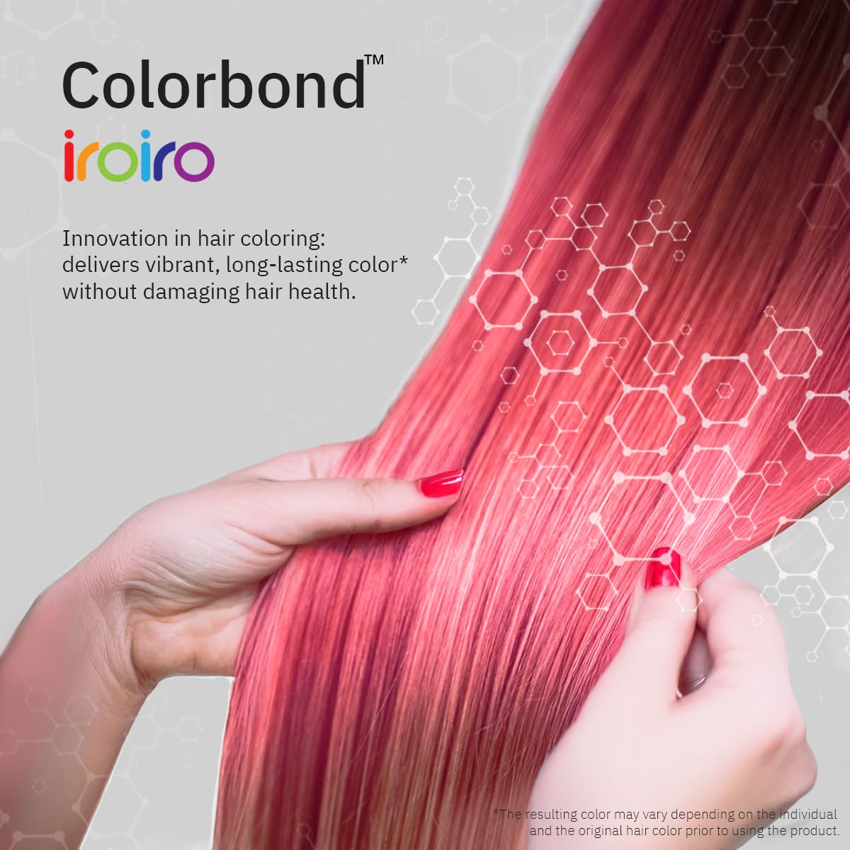 iroiro brown shampoo rich lather in hand cleansing and depositing color