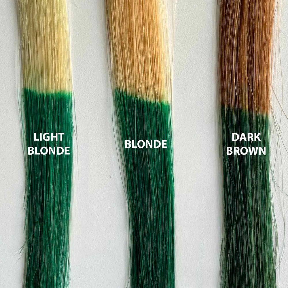 iroiro coconut oil nourishment supports hair health during color processing.