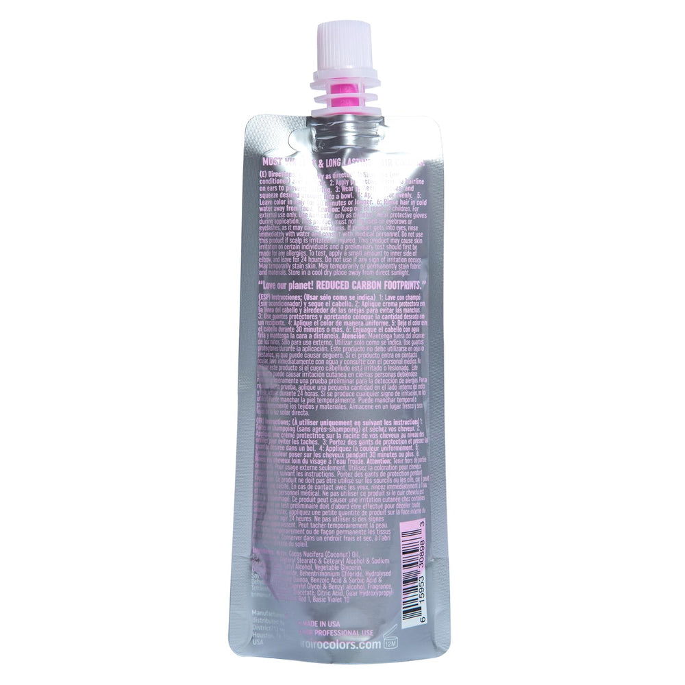 IROIRO Neon Pink 310 swatches reveal true color and long-lasting vibrancy.