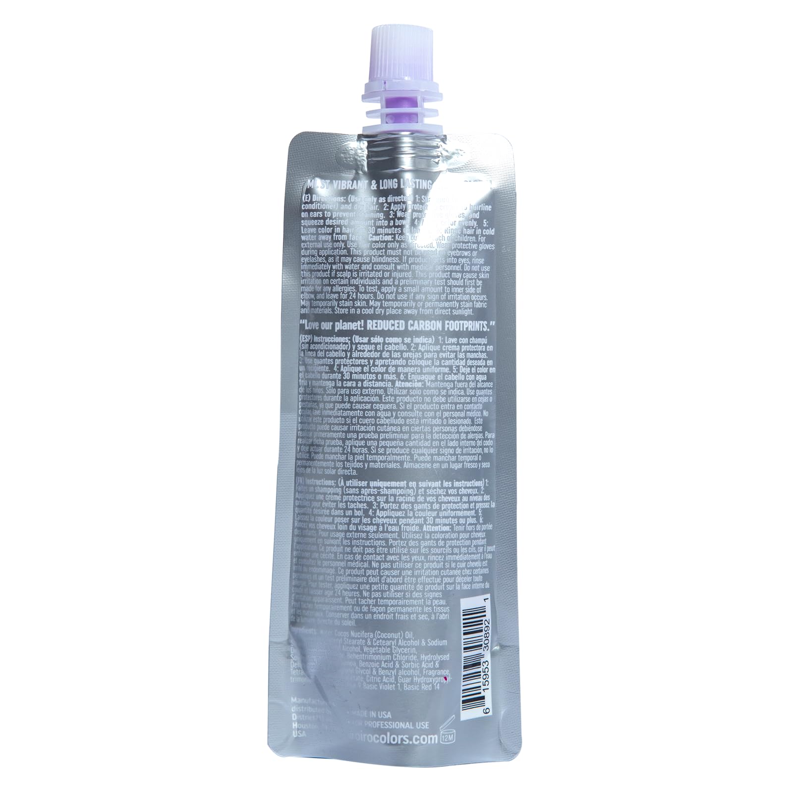 iroiro pastel lavender cream texture close-up showing nourishing coconut oil