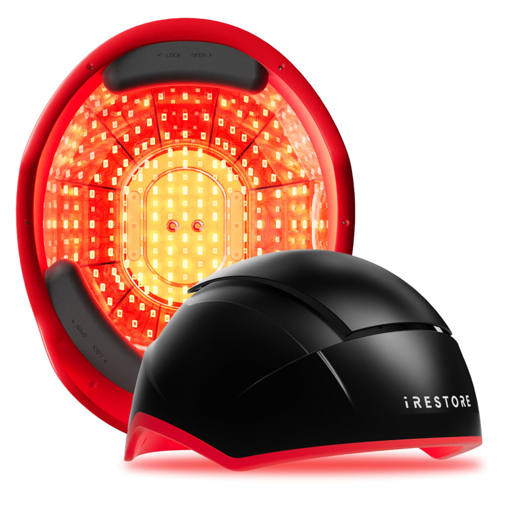 iRestore Elite laser cap front view for home hair growth