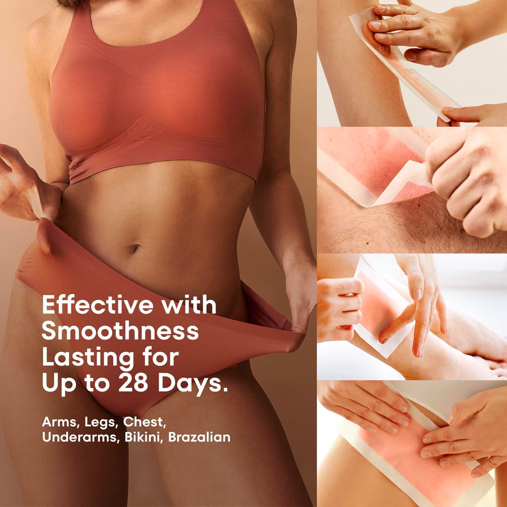 irreshine wax strips bikini area highlights quick discreet Brazilian waxing at home