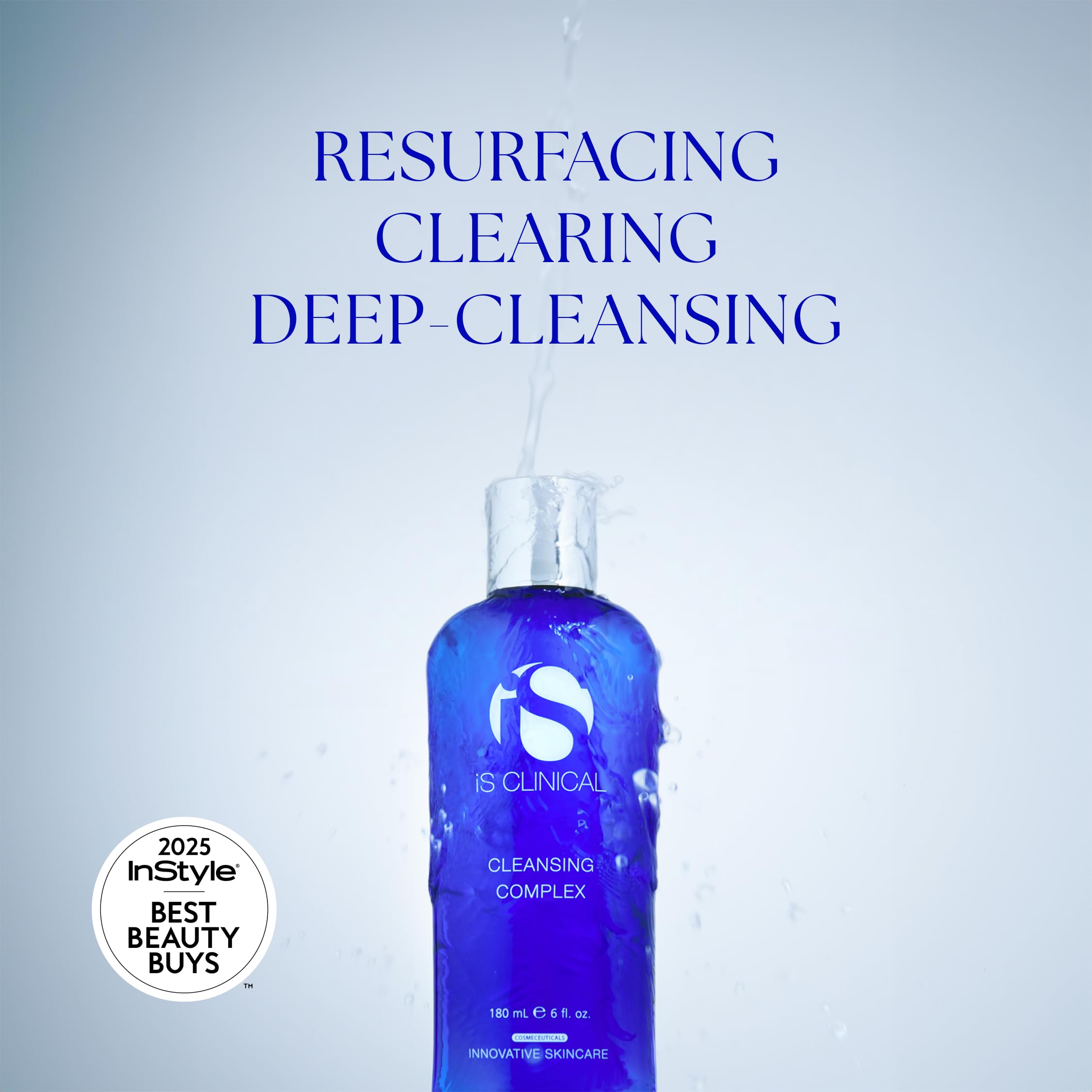 is-clinical-cleansing-complex-pore-cleanse shows deep-clean action helping minimize pore appearance.