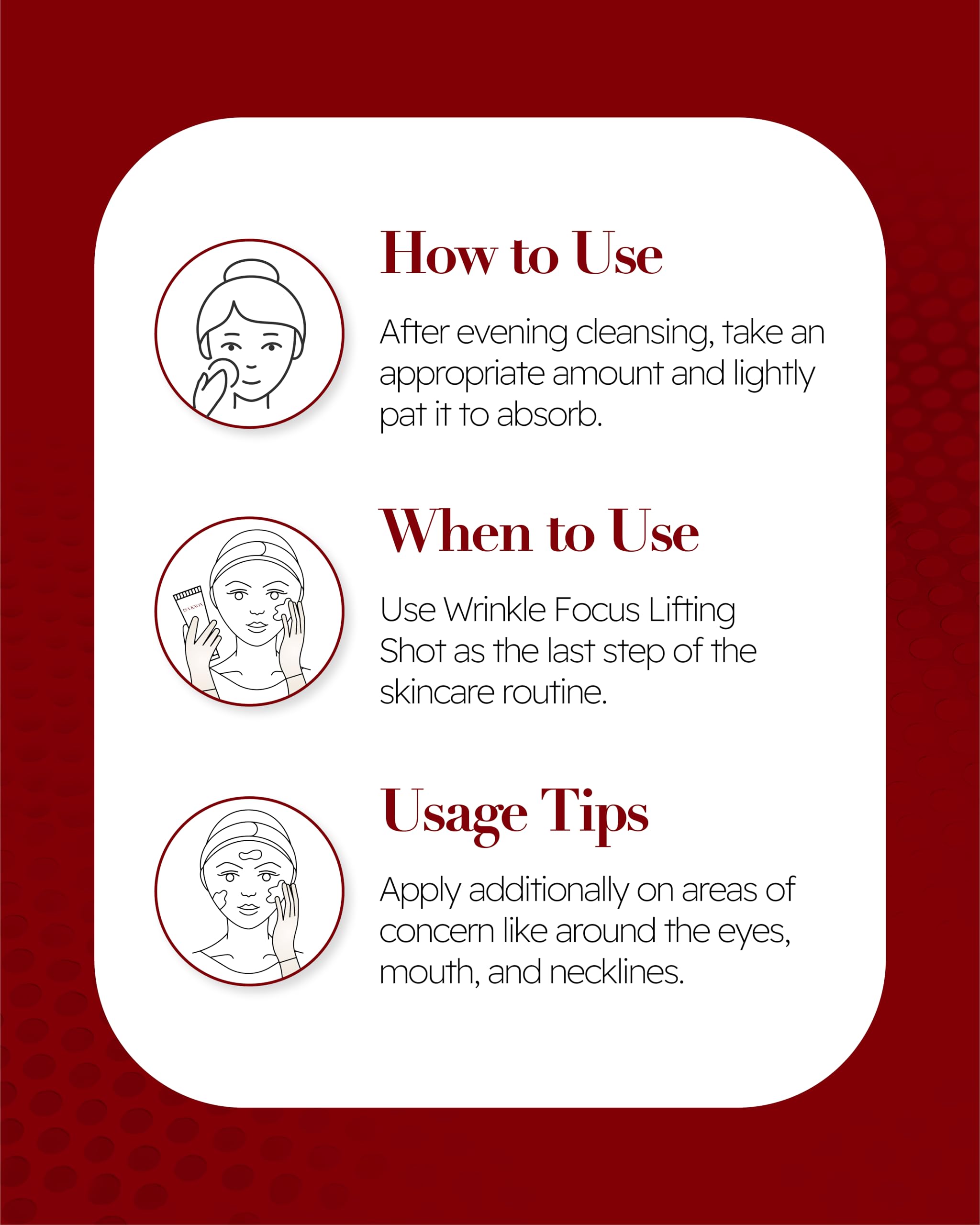 Isa Knox cream enhances facial and neck elasticity with daily use