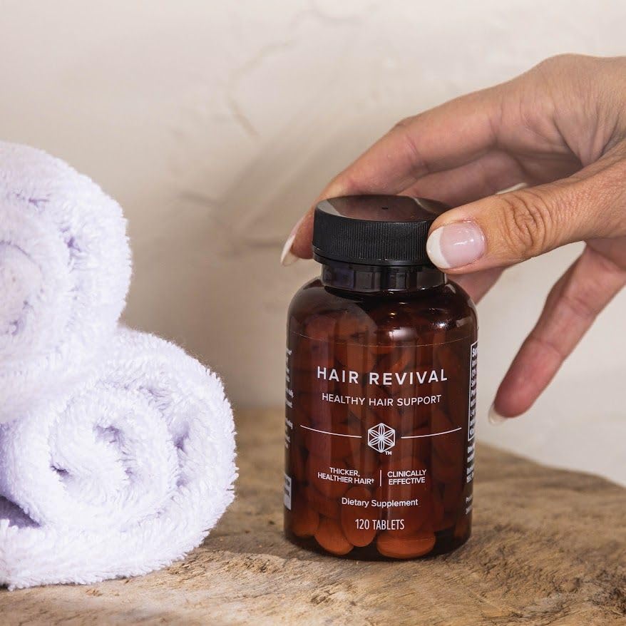 Isagenix Hair Revival lifestyle-use scene suggests daily routines and balance