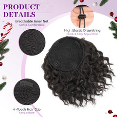 Isaic Ponytail Extension 4clips-secure delivers secure fit for busy days.