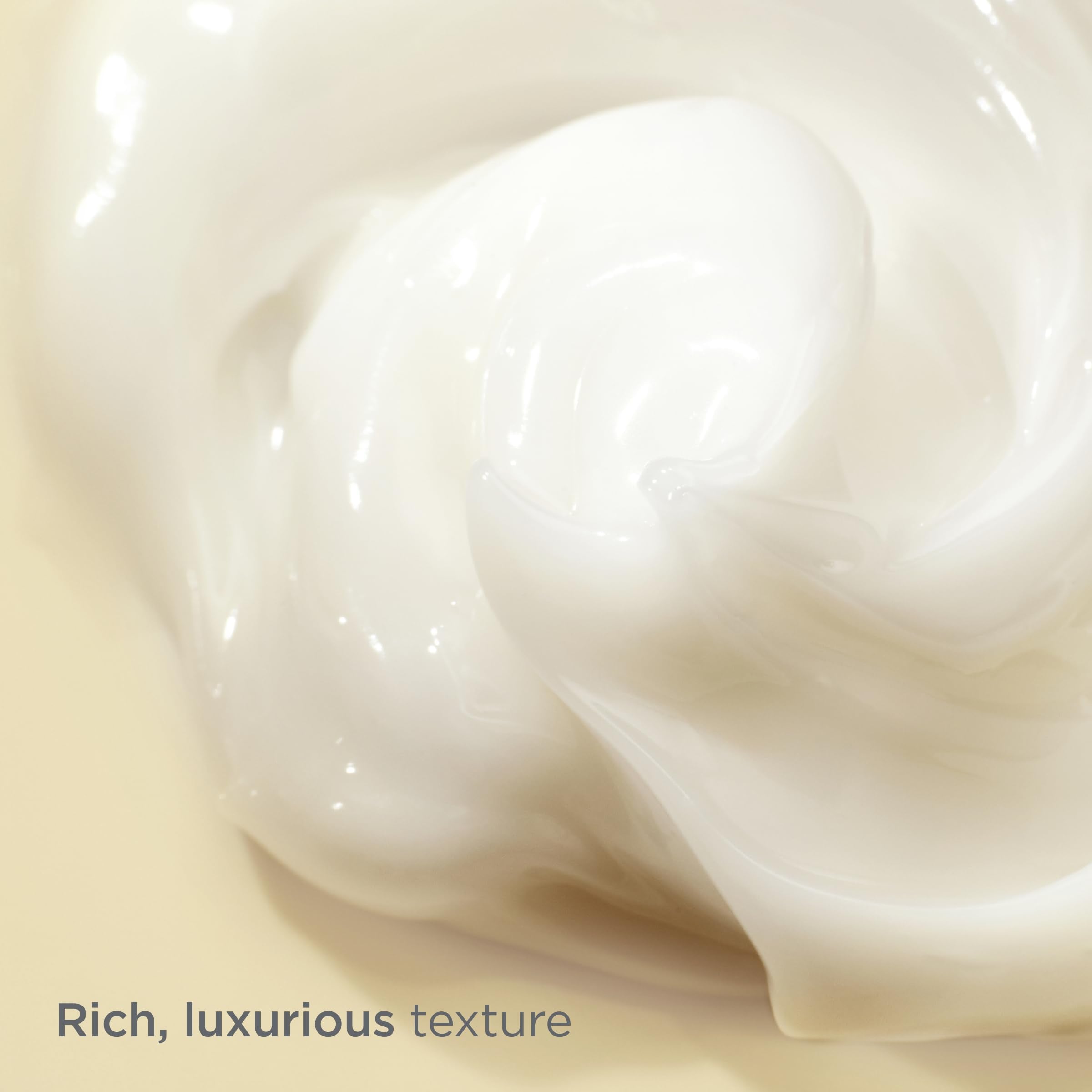 ISDIN Age Contour cream texture swatch illustrates smooth application and gentle absorption
