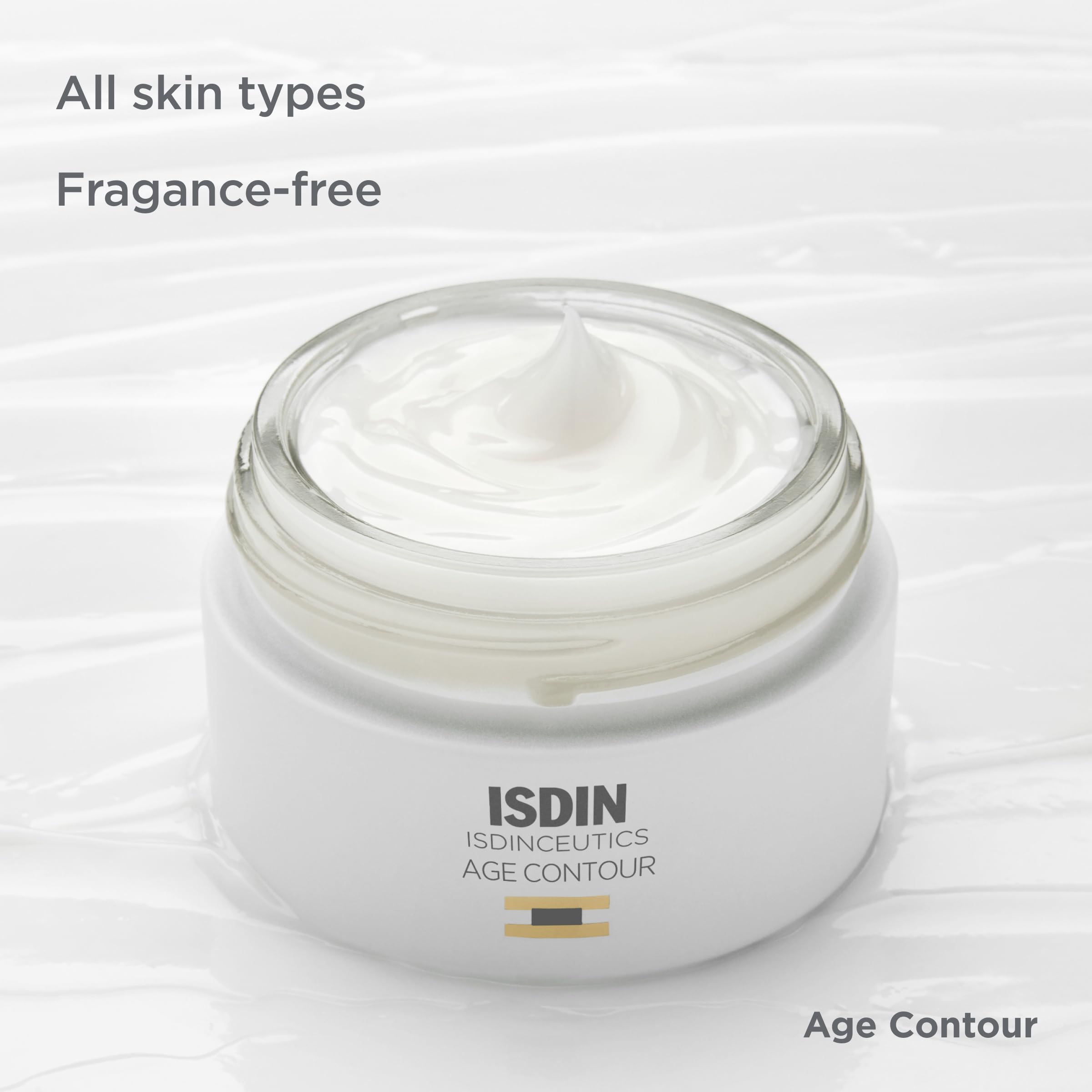 ISDIN Age Contour niacinamide ingredient highlights barrier support and complexion benefits