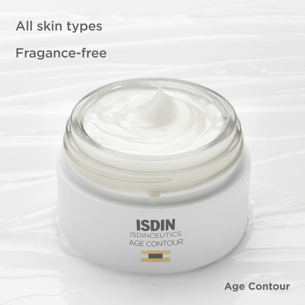 ISDIN Age Contour niacinamide ingredient highlights barrier support and complexion benefits