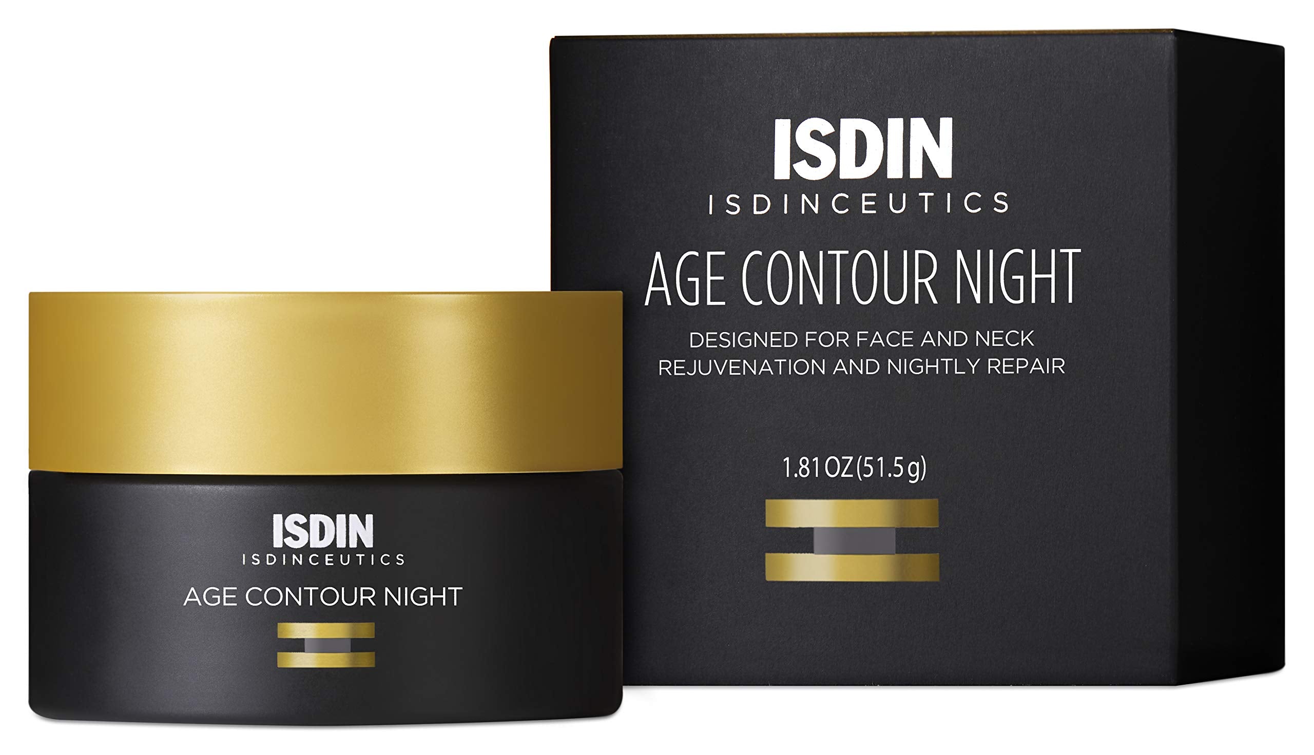 ISDIN Age Contour Night Cream packaging image highlights premium nightly anti-aging care