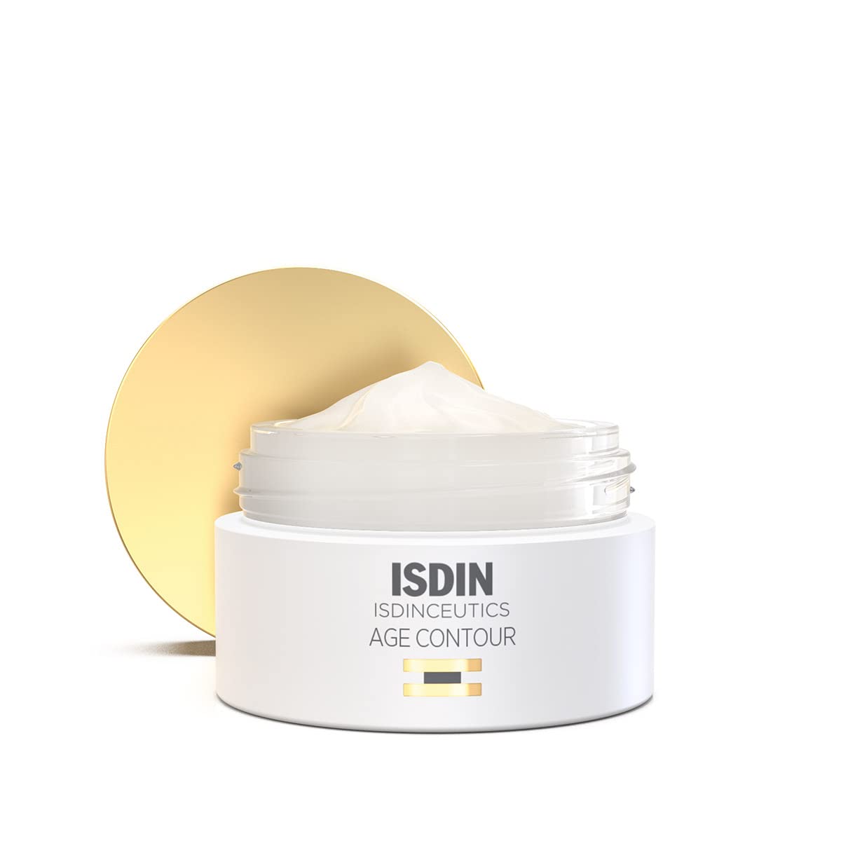 ISDIN Age Contour packaging box highlights premium branding for a luxury nighttime routine