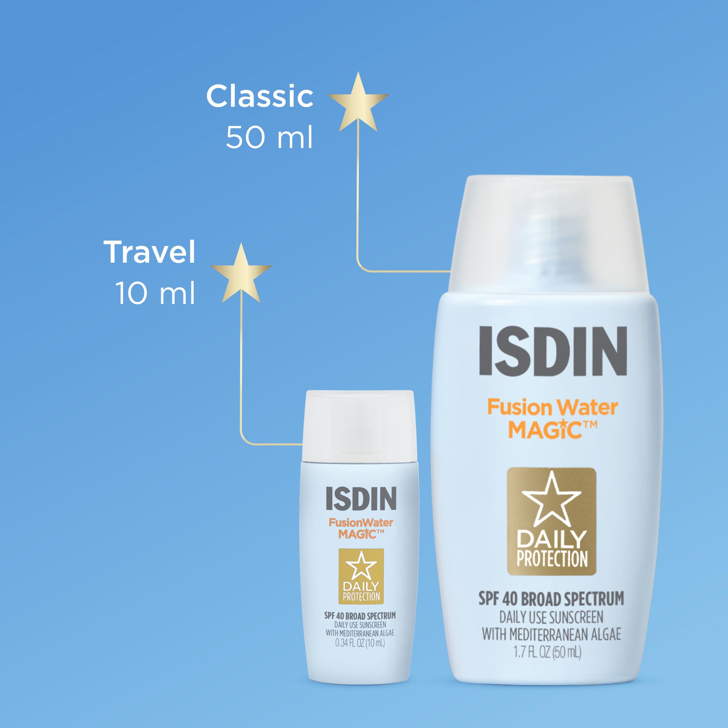 ISDIN beauty bag included to organize sunscreen and essentials