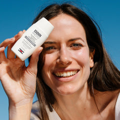 ISDIN Eryfotona Ageless SPF50 tube for travel-ready sunscreen