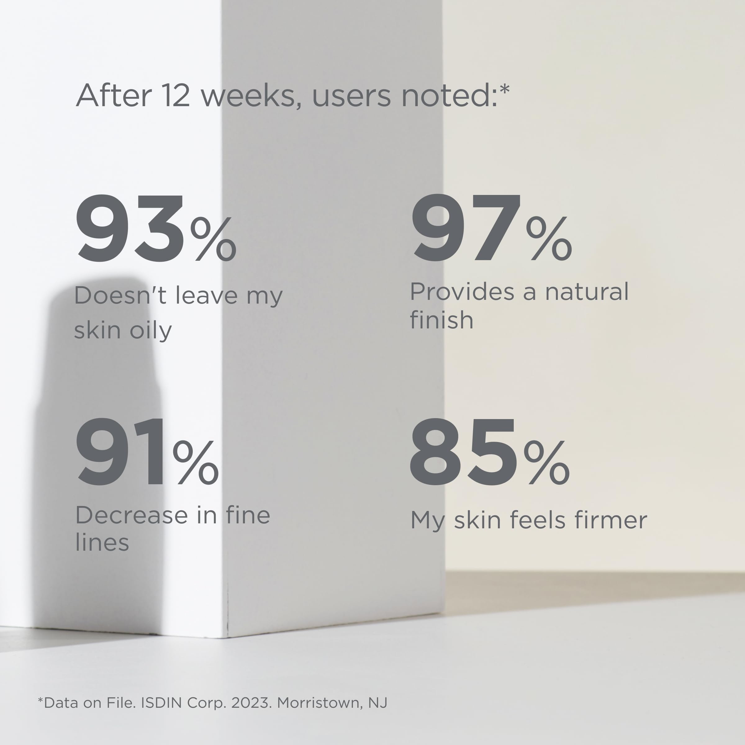ISDIN Eryfotona Ageless tinted sunscreen vitamin E benefits on skin surface.